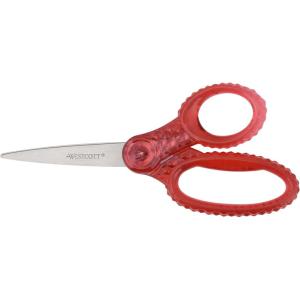 imageWestcott GEM CrystalDesign 7Inch Pointed Student Scissors for Ages 12 Classroom Essential with Comfortable Grip Ideal for Left or Right Hand Back to School School Supplies PinkPink Gem