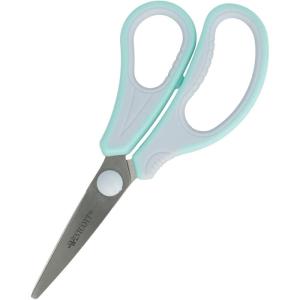 imageWestcott GRIPEEZE E21574 00 Childrens Scissors Pastel Pink RightHanded Scissors with Ergonomic Handle for School Children 14 cm Ideal for Childrens HandsPastel Purple