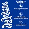imageWestcott LetterCraft French Plastic Curve Set Set of 4FC4Set of 8