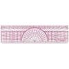 imageWestcott Protractor Ruler 6 15cm Transparent W5Size 6 inches