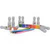 imageWestcott 16Piece Stamp Set Includes 10 Stamps Colored Pencils and MultiColor Ink Pad