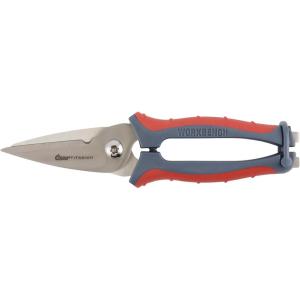 imageClauss 20462 8Inch Spring Assist Titanium Snips All Purpose Heavy Duty Snips for Thick Tough Materials