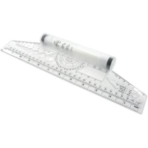 imageWestcott 12 Rolling Ruler Clear