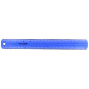 imageWestcott Jeweltone Plastic Ruler 12Inch Blue 16021Blue