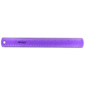 imageWestcott Jeweltone Plastic Ruler 12Inch Blue 16021Purple