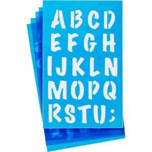 imageWestcott LetterCraft Stencil Marker Font 34Inch and 1Inch Characters SM13415839