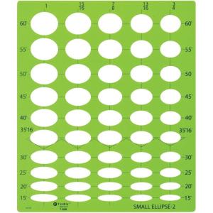 imageWestcott Small Ellipse Template 2 T808