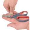 imageClauss 20463 8Inch HUB Straight Stainless Steel Adjustable Scissors All Purpose Shears for Office Home and Crafting