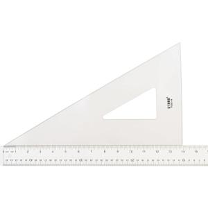 imageWestcott Professional Transparent Triangle Ruler P39014