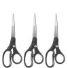imageWestcott 8Inch Kleenearth Basic Straight Scissors 3 Pack Black 155858 inches