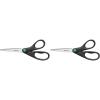 imageWescott Kleenearth Recycled Stainless Steel Scissors 8 Straight Black 414181 Count Pack of 2