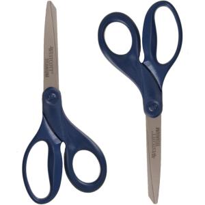 imageWestcott 17509 8Inch Titanium HeavyDuty Scissors Navy