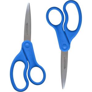 imageWestcott 41218 All Purpose Preferred Stainless Steel Scissors 8Inch Blue2 Pack