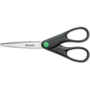 imageWestcott Kleenearth Recycled Stainless Steel Scissors 7 BlackSingle