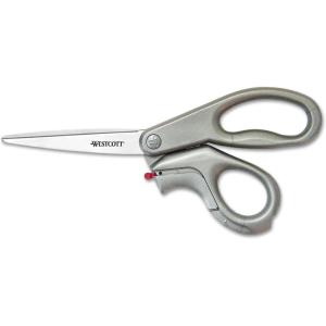 imageWestcott EZOpen Scissors and Box Cutters 8 Grey Model 13227