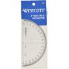 imageWestcott 4Inch 180 SemiCircular Protractor Measuring Tool 375