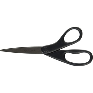 image:imageWescott All Purpose Design Line Stainless Steel Scissors 8 Straight Metallic Grey