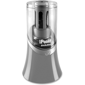 image:imageWestcott 15085 Kleenearth iPoint Evolution Electric Pencil Sharpener Gray12Pack